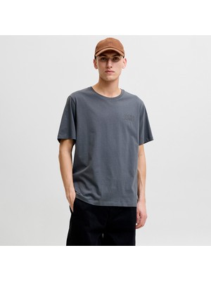 Jack & Jones Jack&jones Corp Logo Ss Erkek Gri Tişört