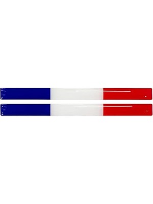 Odea Fransa Bayrak 2'li Çubuk 3D Sticker