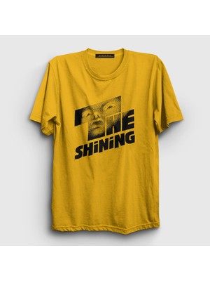 Presmono Unisex Sarı Logo Film The Shining T-Shirt