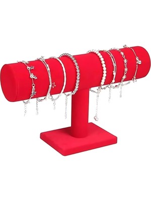 Moontime Alaçatı Kırmızı Bileklik ve Takı Düzenleyici Standı 30X30