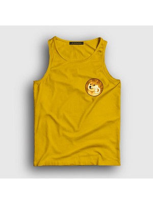 Presmono Unisex Sarı Dogecoin Bitcoin Atlet