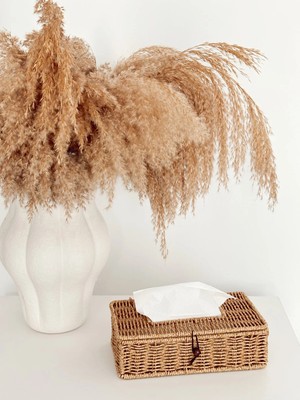 Moontime Alaçatı Rattan Peçetelik/saklama Kutusu