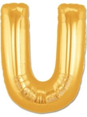 Hsc Bilişim U Harf Folyo Balon Altın Renk 40 Inç BX40