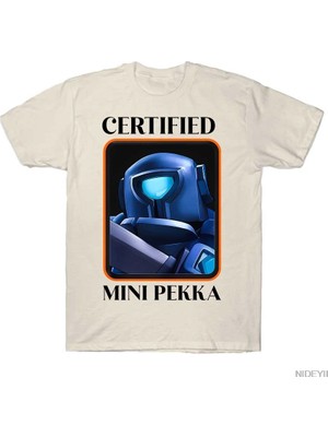 Tarzsokak Sertifikalı Mini Pekka Çocuk Clash Royale T-Shirt Erkek Kadın % 100% Pamuklu Tişörtler Kısa K