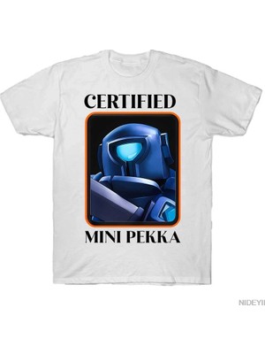 Tarzsokak Sertifikalı Mini Pekka Çocuk Clash Royale T-Shirt Erkek Kadın % 100% Pamuklu Tişörtler Kısa K
