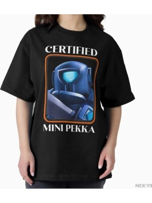 Tarzsokak Sertifikalı Mini Pekka Çocuk Clash Royale T-Shirt Erkek Kadın % 100% Pamuklu Tişörtler Kısa K