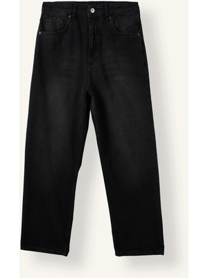 DeFacto %100 Pamuk Baggy Fit Yıkamalı Jean Pantolon I5699AX26AU