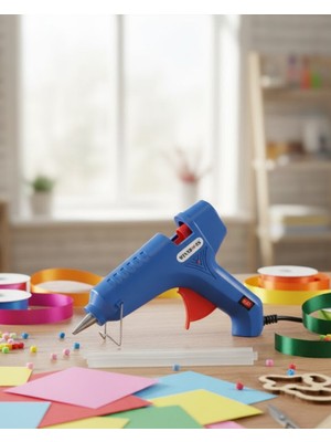 Ev ve Hobi Için 60 W Silikon Tabancası 11 mm Uyumlu 5 Adet Hediye Silikon