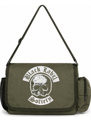 Sevbano Black Label Society Rock Metal Müzik Grubu Baskılı Unisex Okul,spor,ofis Çok Amaçlı Postacı Çantası