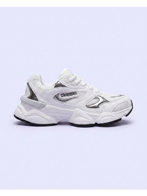 Kappa KP-1005 Kadın Beyaz-Gri Sneaker
