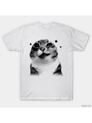 Tarzsokak Komik Pee Cat Meme T-Shirt Erkekler Kadınlar Için % 100% Pamuk T Shirt Kısa Kollu Üstler 1226