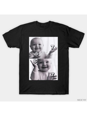 Tarzsokak Komik 6 Artı 7 Noel Bebek Meme T-Shirt Erkekler Kadınlar Için % 100% Pamuk T Shirt Kısa Kollu