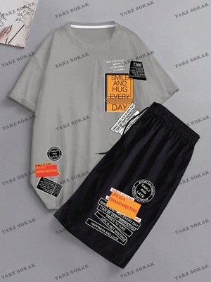 Tarzsokak Alt/üst T-Shirt ve Şort Takımı  Kod ALT161