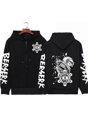 Tarzsokak Berserk Fermuarlı Kapşonlu Hoodie MODEL435 12803