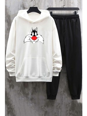 Tarzsokak Unisex Sylvester Eşofman Takımı Kp-Sıyah-Slyvestr-Esh-Duz