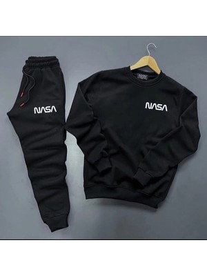 Tarzsokak Nasa Dijital Baskılı Kışlık Unisex Eşofman Takımı