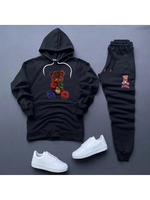 Tarzsokak Barrow Yaka Dijital Baskılı Kışlık Unisex Eşofman Takımı