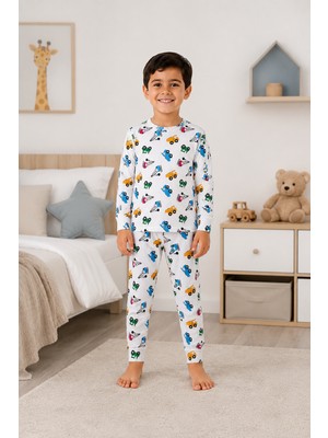 Monox %100 Pamuk Erkek Çocuk Pijama Takımı – Uzun Kollu