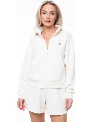 Guess Fermuarlı Sweatshirt V6YQ17K4313