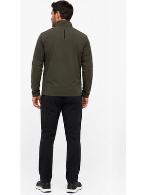 Boss Haki Regular Fit Desenli Eşofman Takımı