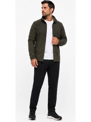 Boss Haki Regular Fit Desenli Eşofman Takımı