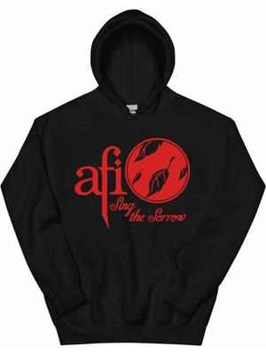 Tarzsokak Siyah Unisex Sıng The Sorrow Kapüşonlular Afı Band Grunge Modaek Kapşonlu gr