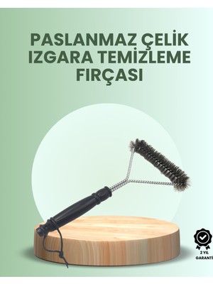 Canarino Barbekü ve Mangal Için Tel Izgara Temizleyici Fırça