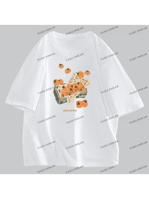 Tarzsokak Y2K Unisex Harajuka Anime Retro Kawai Kuromi T-Shirt Kod-Mavi-Etiket:  8372