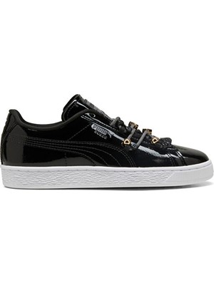 Puma Suede Bloom Patent Wns Kadın Günlük Ayakkabı 40900102 Siyah
