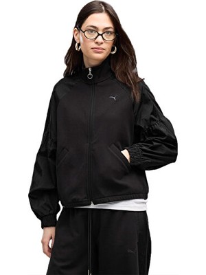 Puma Her Full-Zıp Relaxed Jacket Kadın Günlük Ceket 69402301 Siyah