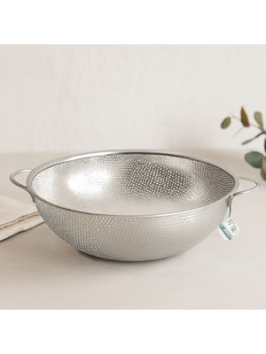 ALK Çelik Süzgeç 31 cm Metal Kulplu Ince Tel Ayaklı