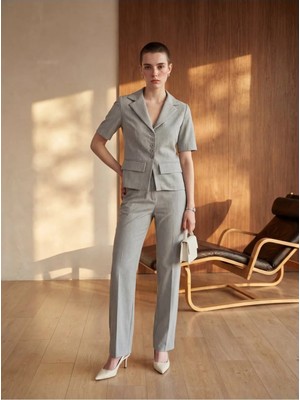 Lizay Dress Poliviskon Yarim Kol Takım