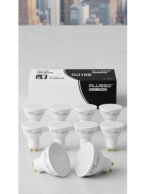 Mucize Alusso Alux Serıes GU10B 5W/7W LED Bulb - 10'lu Paket Spot LED Ampul Seti