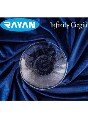 Güneş Yıldız Gül Model 6'lı Cam Tabak ROYALEKS-G-403