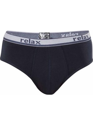 Erkek Pamuklu Likralı Slip Relax Külot Lacivert - 1269A