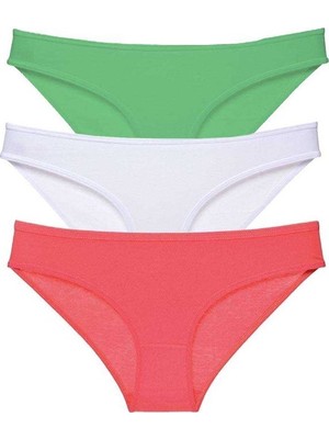 3 Adet Süper Eko Set Likralı Kadın Slip Külot 546
