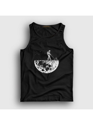 Presmono Unisex Siyah Mower Astronaut Space Astronot Uzay Atlet