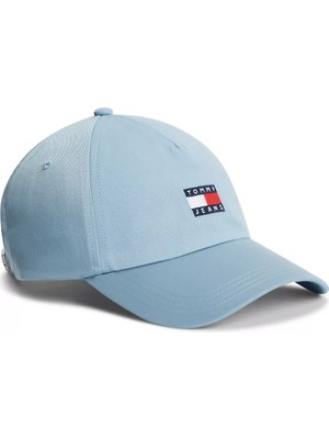 Tommy Hilfiger Kadın Ikonik Bayrak Logolu Ayarlanabilir Tokalı Mavi Şapka AW0AW16991-DAR