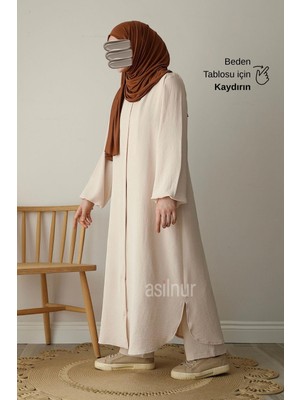 Asilnur Kevser Bayan Umre Ikili Takımı Bej