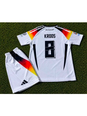 Candy Cup Almanya 2026/2027 Yeni Sezon Toni Kross Çocuk Forması 2'li Set (Beyaz)