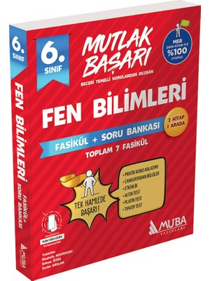 Muba Yayınları 2053 - MB 6.Sınıf Fen Bilimleri Fasikül + Soru Bankası
