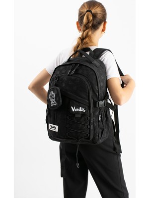 Ventis Qualty – Okul Çantası Su Geçirmez Klinkır Kumaş Unisex Sırt Çantası Model (9b)