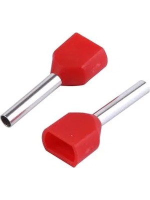 Cat TE1008-1 ,2X1MM²/KIRMIZI 100-ADET Kablo Yüksük