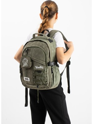 Ventis Qualty – Okul Çantası Su Geçirmez Klinkır Kumaş Unisex Sırt Çantası Model (9b)