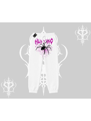 Tarzsokak Beyaz Lastikli Eşofman Altı Autumn Spider