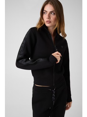Guess Yan Şerit Logolu Sweatshirt V2YQ17K7UW2