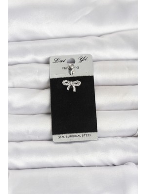 ALK 316L Cerrahi Çelik Fiyonk Model Göbek Piercing