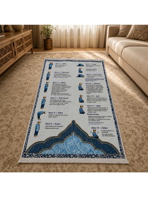 Belirtilmemiş iyico Namaz Kılmayı Öğreten Seccade ( Mavi̇ )