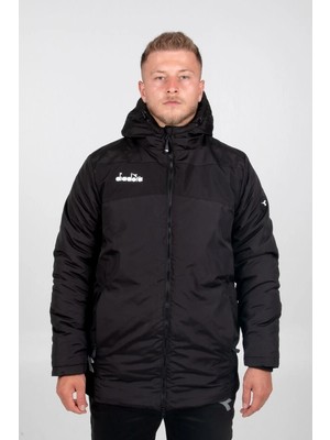Diadora Alto Anorak Uzun Mont Siyah