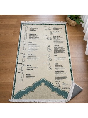 Belirtilmemiş iyico iyico Namaz Kılmayı Öğreten Seccade ( Yeşi̇l )